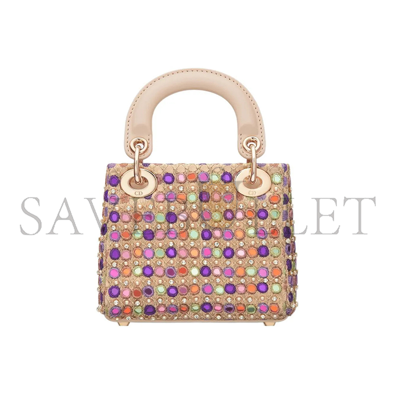 DIOR MINI LADY DIOR BAG S0856OUAO-M20E (12*10*5cm)